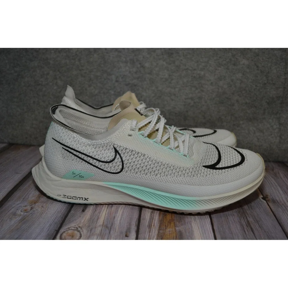 Nike ZoomX Streakfly Shoes Mens 7.5 White Racing Running Sneakers FV0166-101